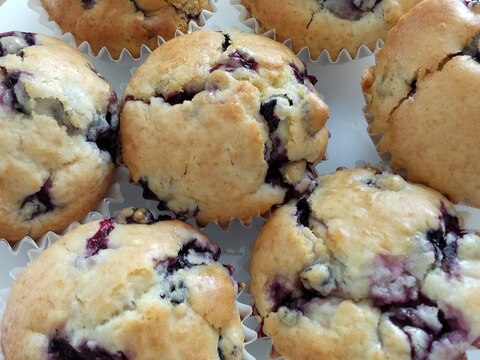 卵&バター無し*ブルーベリーマフィン